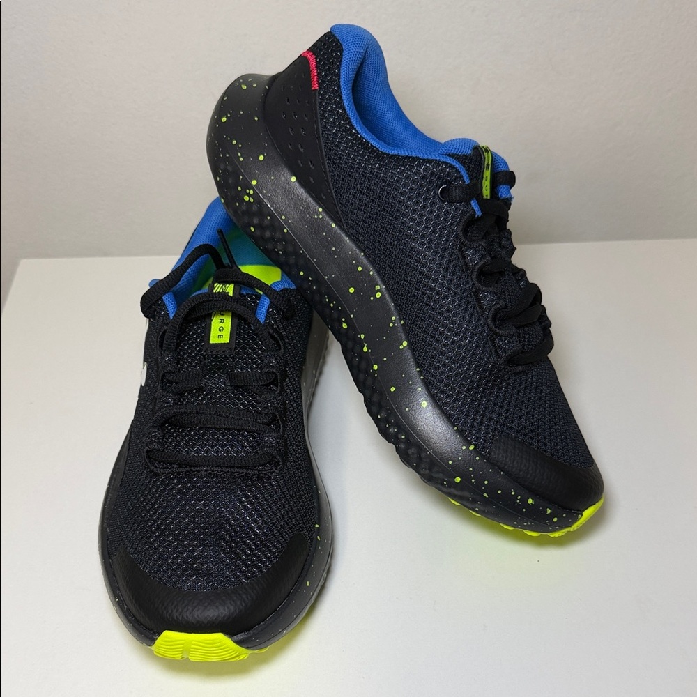 Reebok Kids Sneakers - Black, Blue, Neon Yellow